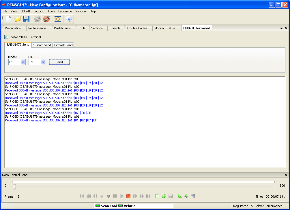 pcmscan dashboard